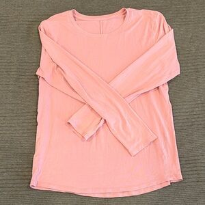 Lululemon Pink Long Sleeve Women's Top